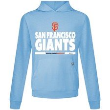 Men's Levelwear  Light Blue San Francisco Giants Relay Center Stage Long Sleeve