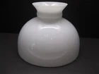 Vntg White Milk Glass 10" fitter Aladdin B&H Rayo Coleman lamp shade EUC