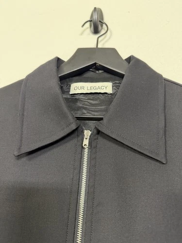 Our Legacy Black Wool Mini Jacket Size 46 image 2