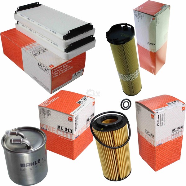 Mahle Kraftstofffilter KL 313 Innenraum LA 47/S Luft LX 816/5 ÖLfilter OX 179D-image
