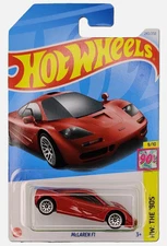 Hot Wheels McLaren F1 2024 Red 243/250 HW: The '90s # 9/10