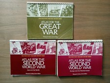 Atlas 2nd World War (Europe The Pacific) + Great War,  Edited by Thomas Griess