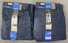 Urban Star Men's Lot of 2 Stretch Blue Jeans Size 36x29 NWT