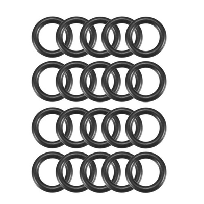 #ad 20Pack 14x2.4mm Black Round Rubber Oil Sealed O Ring Gasket WasheR $11.69