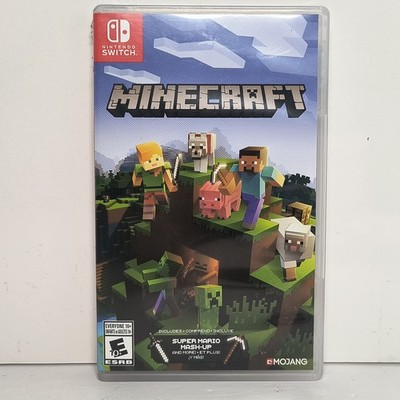 Minecraft Nintendo Switch CIB Authentic Game Case Super Mario Mash-Up Tested