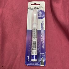 Marcador de pintura blanco de punto medio a base de aceite Sharpie, 1 cada uno