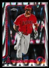 2025 Topps Chrome #100 Mike Trout Ray Wave Refractors Card
