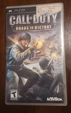 Call of Duty Roads to Victory Case + Manual ONLY NO GAME (PlayStation PSP)