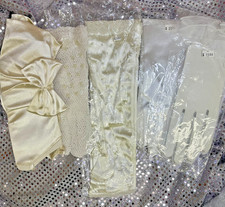 Vintage Bridal Formal Wear Embellished Gloves Lot 0f 5 Assorted Gloves