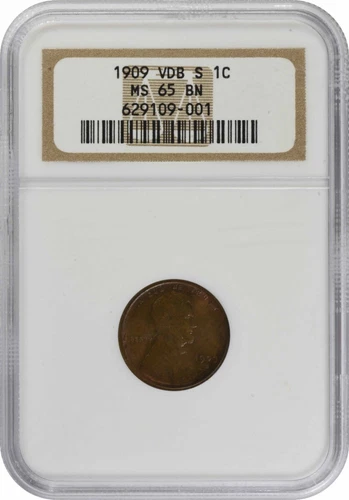 1909-S VDB Lincoln Cent MS65BN NGC