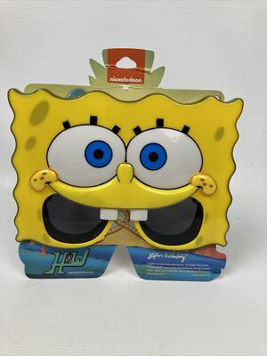 SpongeBob Sunglasses 7 In X 5 In Plastic Large Fun New 2014 Nickelodeon NWT