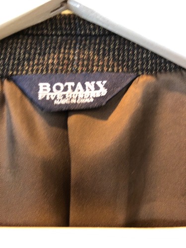 BOTANY FIVE HUNDRED 500 Mens 50 X-Long Brown 100% Pure Wool Suit Jacket - Picture 2 of 12