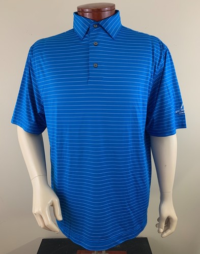 FOOTJOY Men's Striped Sky Creek Ranch Golf Club Golf Polo Shirt Size L