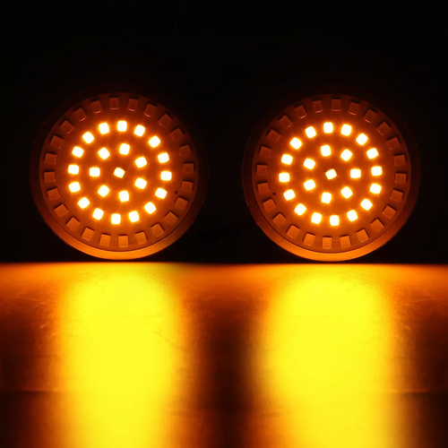 Luz de señal de giro de freno LED 1157 + lente de humo para Harley Softail Dyna Sportster XL - Imagen 11 de 18