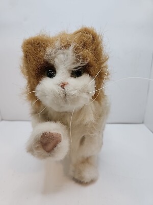 Hasbro FurReal Friends Walking Kitty Brown White 2009 Interactive K21