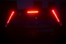 FANALI FARI POSTERIORI  LED ROSSI CROMO OPEL CORSA C DAL 11/2000 AL 06/2006