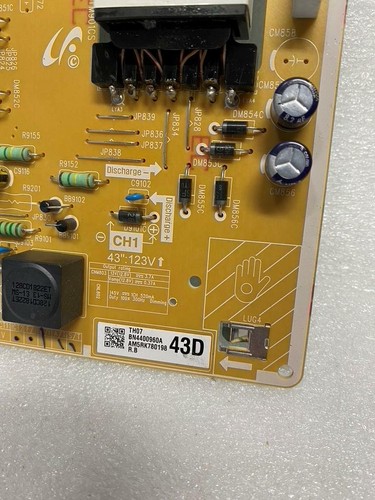 Genuine Smart 4K TV Samsung UN43LS03NAFXZA Power Supply Board BN44-00960A - Picture 3 of 3