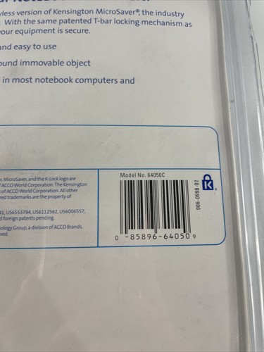 Kensington ComboSaver Security Laptop Lock - Picture 10 of 11