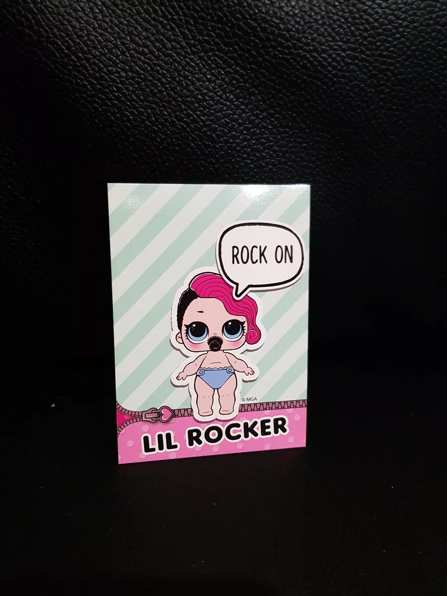 ROCKER LOL LIL SISTERS SERIES 2 Doll. new LOL CARD