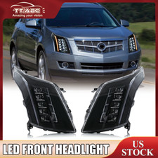 2x Full Led Headlights Fits 2010-2016 Cadillac Srx Halogen Projector Front Lamp