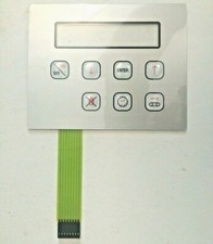 ELET0153 ZANOLLI GAS PIZZA OVEN KEYPAD TOUCH PAD FASCIA PANEL 7 BUTTON MEMBRANE