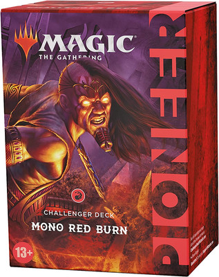 Magic the Gathering Pioneer Challenger Deck 2021   Mono Red Burn (Red) for Ages 