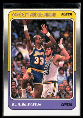 Kareem Abdul-Jabbar 1988-89 Fleer #64 NMT