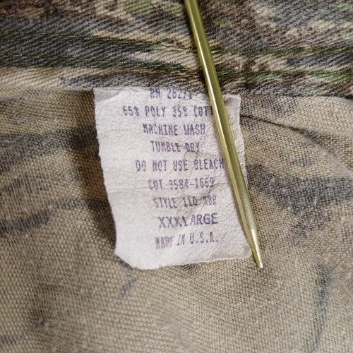 Vintage Camo Gear Men's Pants 3X RealTree Camouflage Cargo Made in USA Hunting - Picture 3 of 12