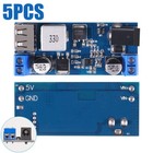 5PCS DC 12V 24V to 5V 5A Step Down Converter Buck Voltage Power Supply Module US