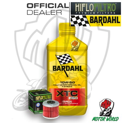 KIT TAGLIANDO 1 LT OLIO BARDAHL XTC C60 10W50 FILTRO Honda CRF 450 RWE-M Works 