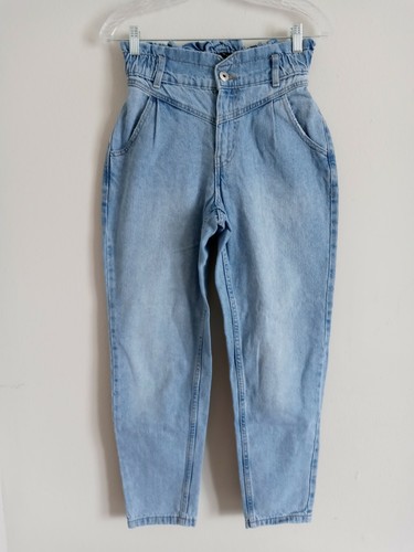 Amisu Paper Bag Mom Jeans High-Rise Light Wash Women's Size 6 | eBay