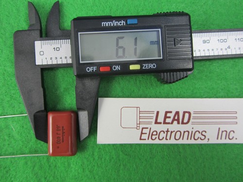 QTY 2 NICHICON .68UF 400-VOLT POLY FILM 5% QXK2G684JTPTZH   - Picture 3 of 3