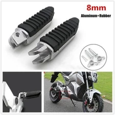 Left&Right Universal Motorcycle Folding Foot Peg Footrest Pedal Step Aluminum