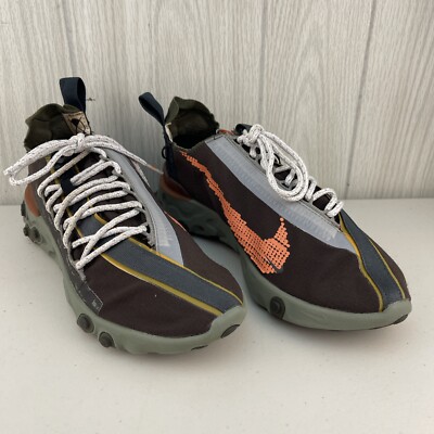 Nike React WR ISPA aR8555 200 Velvet Brown Black White MEN 7, WMN 8.5