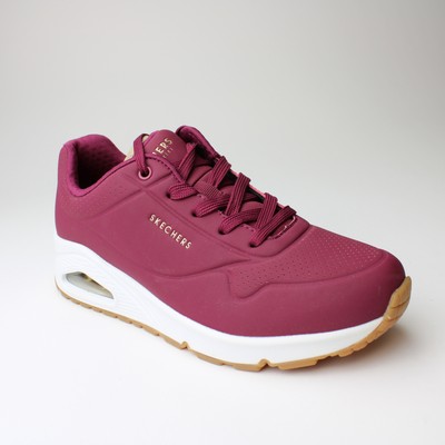 skechers pink wedge sneakers