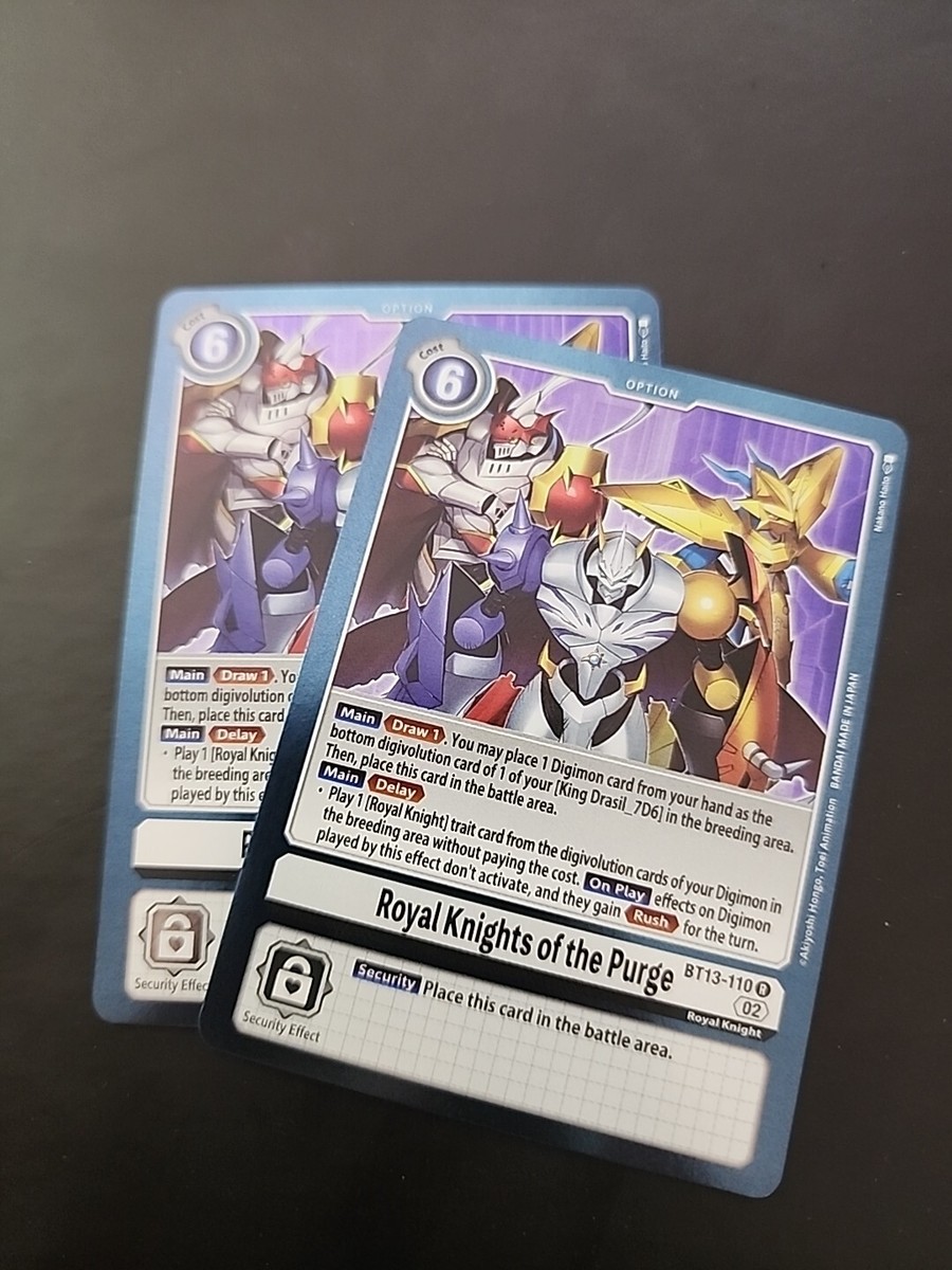 2X Royal Knights of the Purge - BT13-110 - NM - Digimon TCG