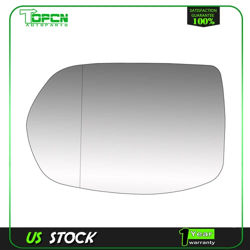Chrome Flat Heated Mirror Glass For 2012-14 HONDA CR-V Driver Side W/base