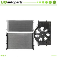 Cooling Fan and Radiator Condenser Assembly For 2016 2017 2018-2019 HONDA CIVIC