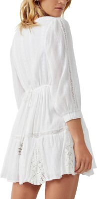 Free People Hudson Cotton Crochet Mini Dress XS /XL $168 | eBay