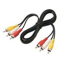 3 Rca Cable Audio Video Composite Cable 5 Ft Rca 3male To 3male For Tv Vcr Dvd S