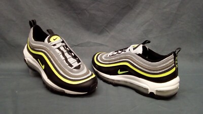 Nike Boys Air Max 97 (GS) Sneakers Mesh Grey Volt White Size 4 NEW NO BOX!