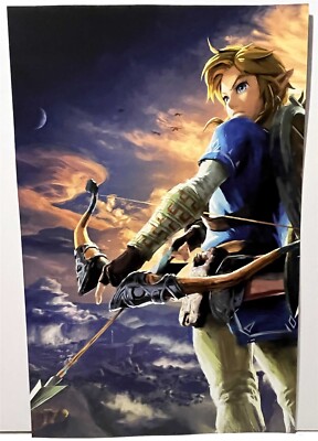 Nintendo Switch LEGEND OF ZELDA BREATH OF THE WILD promo poster