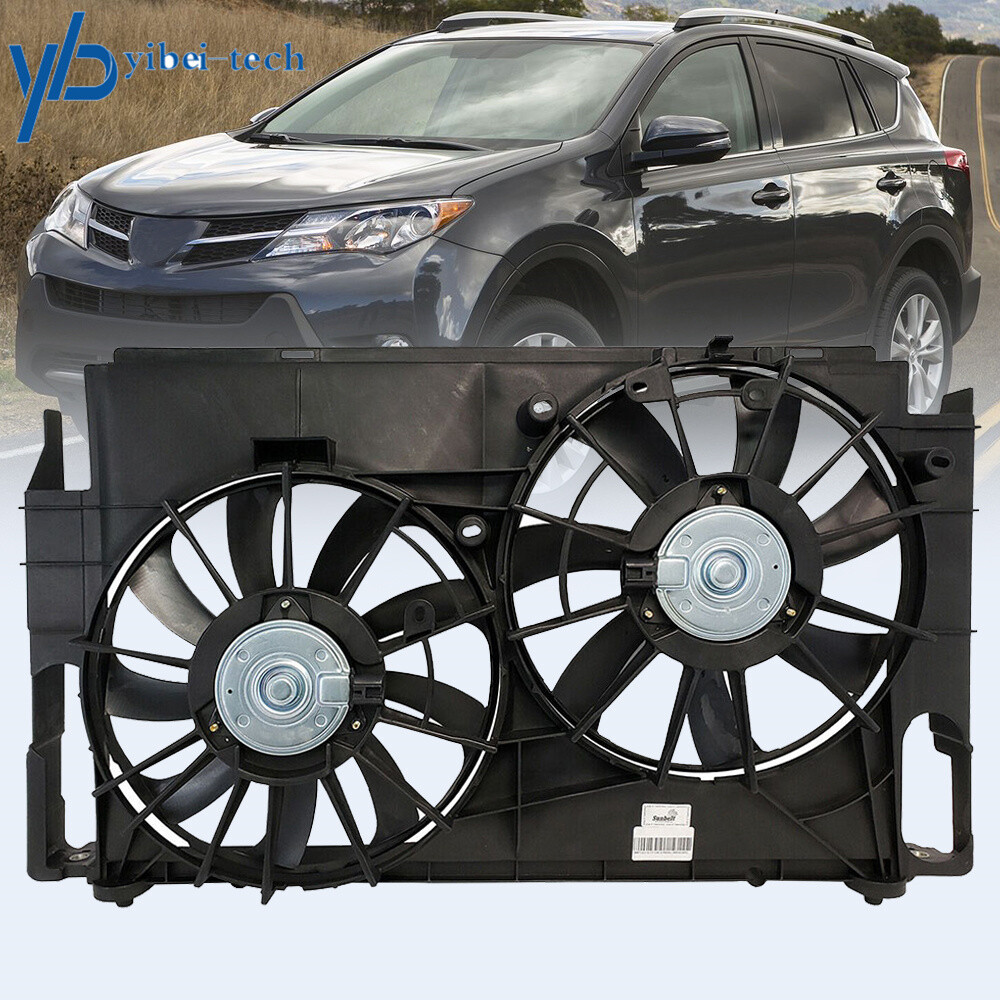 Rav4 Radiator Fans For 2013 2014 2015 2016 2017 Toyota RAV4 Radiator Cooling Fan Assembly ...