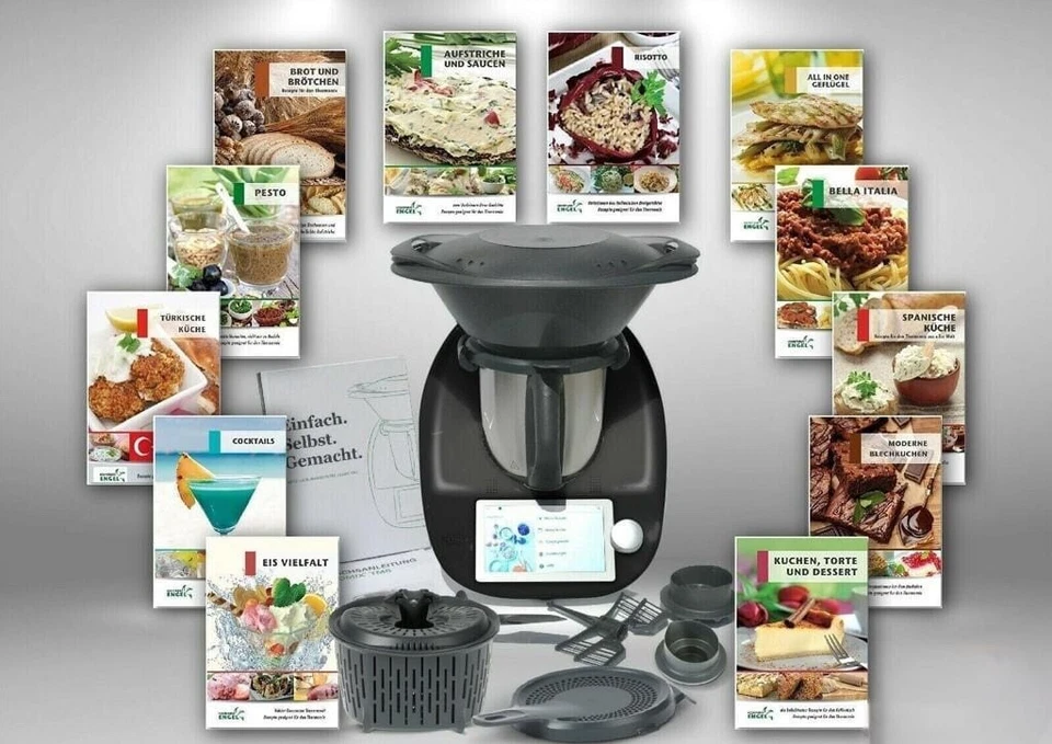 ⭐ Vorwerk Thermomix TM6 COOKIDOO und XXL Zubehör Varoma TM 6 Black Edition TOP ⭐