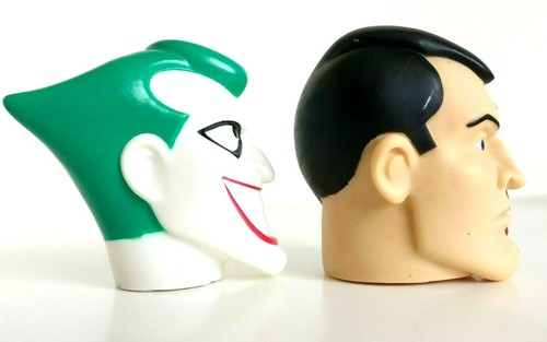 Batman The Animated Series Collectable Two-Face And The Joker Heads - Rare (v2) - Picture 4 of 12