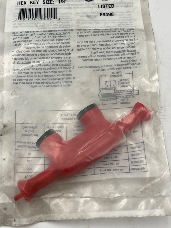 Burndy BISR4DB - 4-6 DIRECTBURIAL UNITAP Hex Size 1/8" - Image 2 of 4