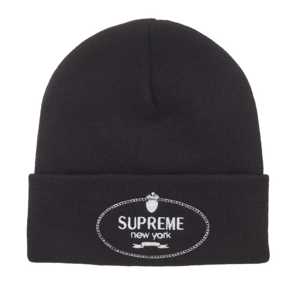 Bonnet noir Supreme Crest