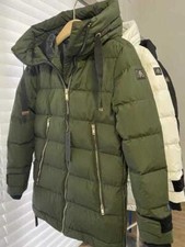 Moose Knuckles Women's Down Jacket Thickened Warm Mid-length Coat New