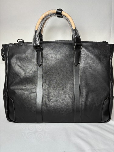 Hiroko Koshino Homme Neu 2WAY F Leder Businesstasche Aktentasche Schwarz A4 13,3 - Bild 5 von 16