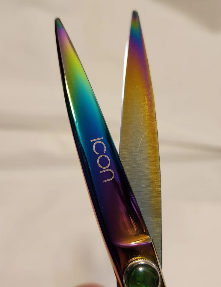 Tijeras multicolores ICON talla 6" ICT-158A plus bolsa Foto 4 de 4